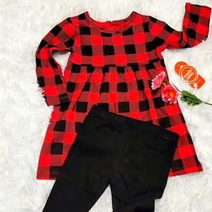 Wonder Nation plaid outfit